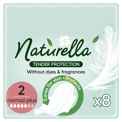 Прокладки гігієнічні Naturella Tender Protection Normal Plus 5 крапель, 8 шт
