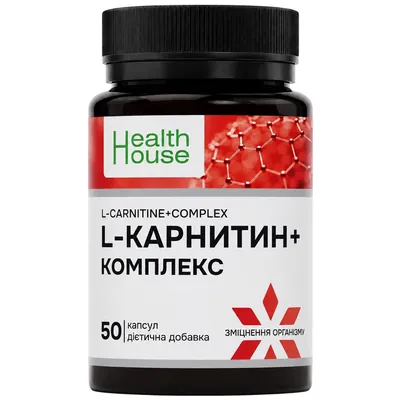 L-Карнітин+ комплекс Health House капсули №50