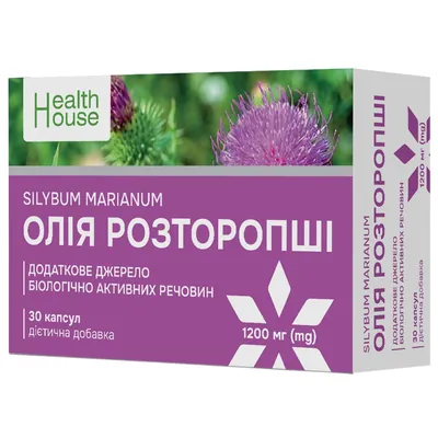 Олія розторопші Health House капсули №30