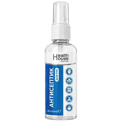 Антисептик Health House Essentials для рук, 50 мл