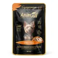Корм вологий для собак AnimAll Adult качка, 80 г