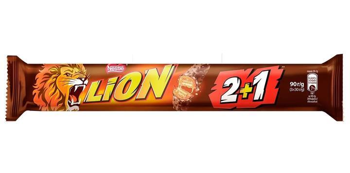 Батончик Lion 2+1, 90 г