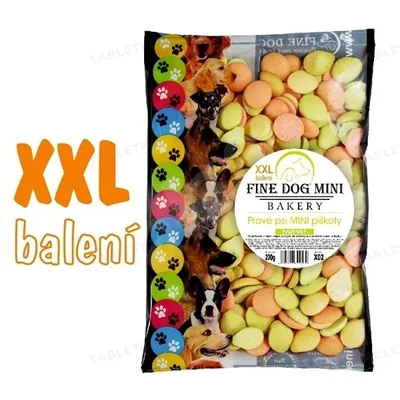 Печиво для собак Fine Dog mini mix Bakery кольорове, 200 г