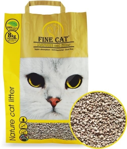 Наповнювач для туалету Fine Cat бентонітовий, 8 кг