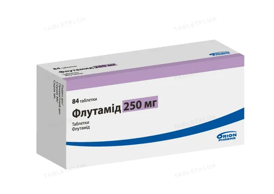 Флутамід таблетки по 250 мг №84 (21х4)
