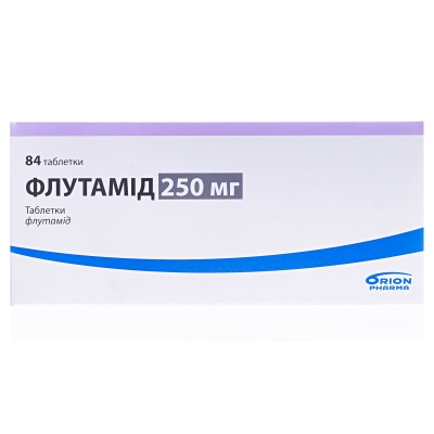 Флутамід таблетки по 250 мг №84 (21х4)
