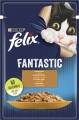 Корм вологий для кішок Purina Felix Fantastic в желе з індичкою, 100 г
