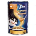 Корм вологий для кішок Purina Felix Sensations Sauces в соусі з індичкою, 100 г