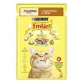 Корм вологий для кішок Purina Friskies шматочки в підливі з індичкою, 85 г