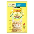 Корм влажный для кошек Purina Friskies кусочки в подливе с лососем, 85 г