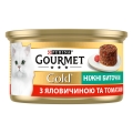 Корм влажный для кошек Purina Gourmet Gold Нежные биточки с говядиной и томатами, 85 г