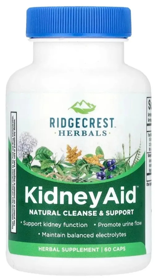 Комплекс для підтримки нирок RidgeCrest Herbals KidneyAid вег. капсули №60