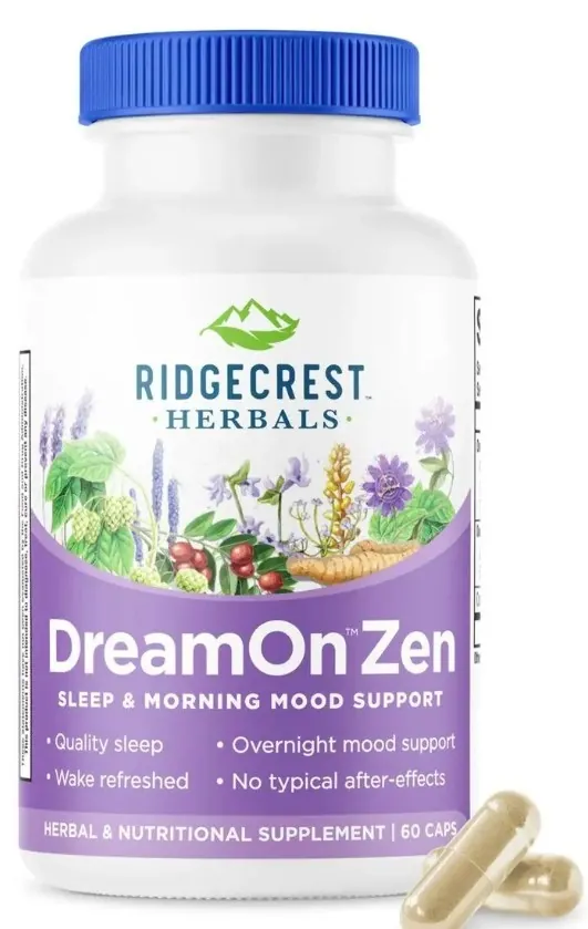 Комплекс для сну RidgeCrest Herbals DreamOn Zen вег. капсули №60