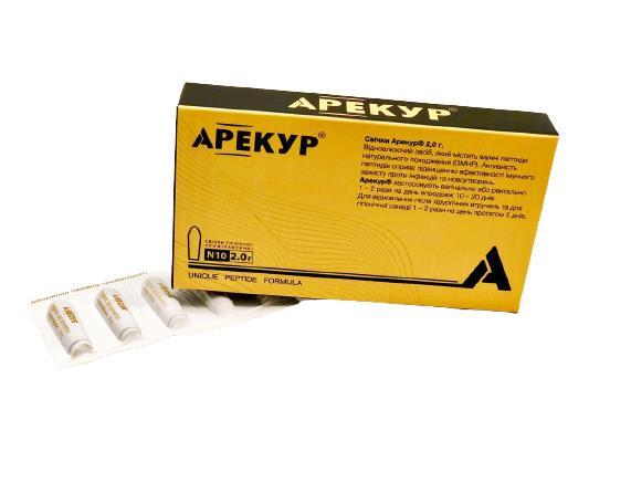 Арекур суппозитории по 2,0 г №10 в блист.