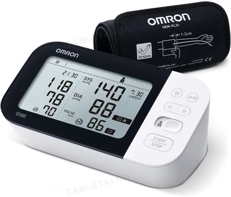 Тонометр Omron M7 Intelli IT (HEM-7361T-EВК) автоматичний