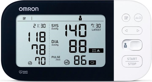 Тонометр Omron M7 Intelli IT (HEM-7361T-EВК) автоматичний