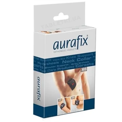 Бандаж для ліктьового суглоба Aurafix 303 при епікондиліті, розмір універсальний