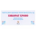 Энкорат хроно таблетки, п/о, прол./д. по 300 мг №30 (10х3)