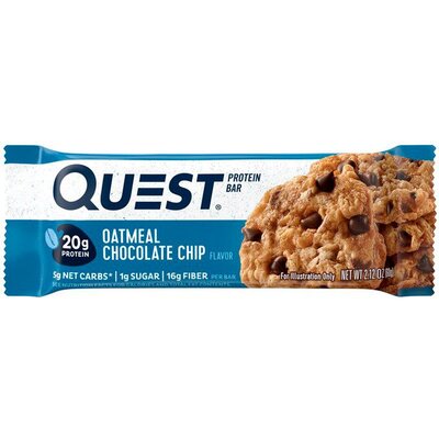 Батончик протеиновый Quest Bar 60 г 1/12 Oatmeal choc chip