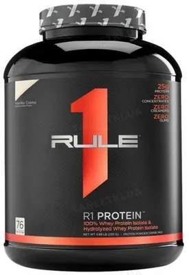 Протеїн сироватковий змішаний Rule One R1 Protein, ванільний крем, 2220 г