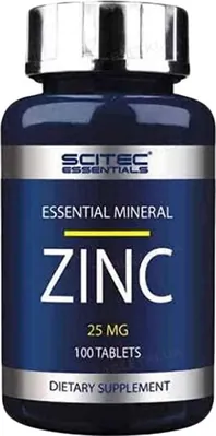 Мінеральна добавка Scitec Nutrition Zinc 25 мг, 100 таблеток