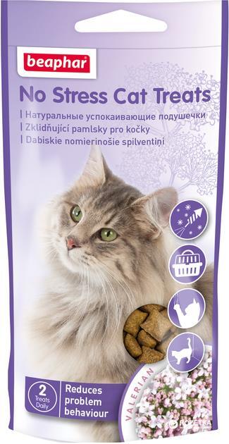 Подушечки Beaphar No Stress Cat Treats Антистресс для кошек, 35 г