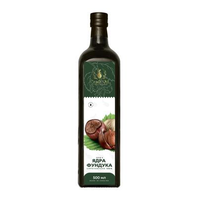 Масло фундуковое Craft Oil холодного отжима, 500 мл