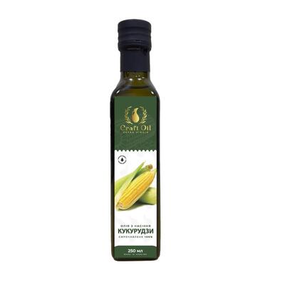 Масло кукурузное CraftOil холодного отжима, 250 мл