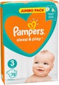 Подгузники детские Pampers Sleep & Play размер 3, 6-10 кг, 78 шт
