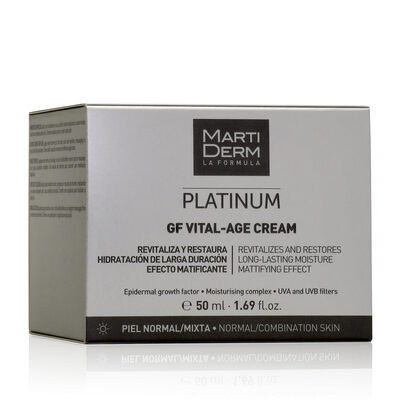 Крем для обличчя MartiDerm Platinum Gf Vital-Age для нормальної та комбінованої шкіри, 50 мл