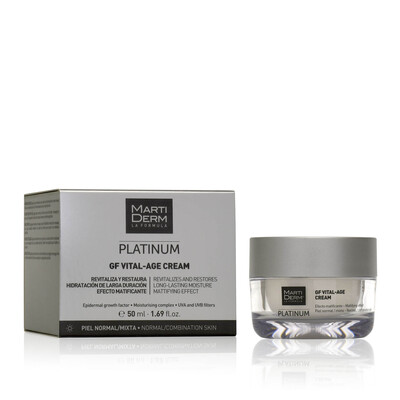 Крем для обличчя MartiDerm Platinum Gf Vital-Age для нормальної та комбінованої шкіри, 50 мл