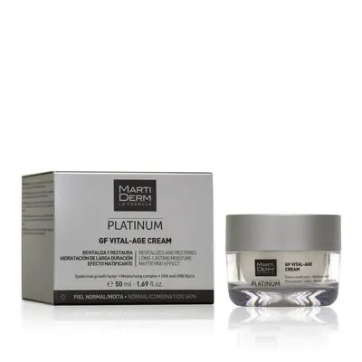 Крем для обличчя MartiDerm Platinum Gf Vital-Age для нормальної та комбінованої шкіри, 50 мл
