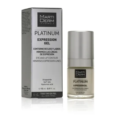 Гель для контуру очей та губ MartiDerm Platinum Expression, 15 мл