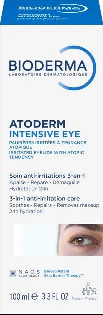 Засіб для контуру очей Bioderma Atoderm Intensive інтенсивний заспокійливий, 100 мл