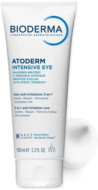 Засіб для контуру очей Bioderma Atoderm Intensive інтенсивний заспокійливий, 100 мл
