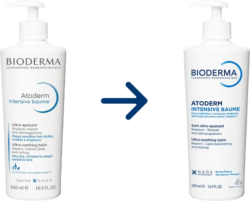 Бальзам для обличчя та тіла Bioderma Atoderm Intensive для сухої атопічної шкіри, 500 мл