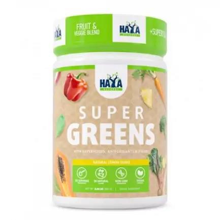 Комплекс растительно-минеральный Haya Labs Super Greens лимон, 300 г