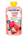 Пюре фруктове Hame Hamanek Яблуко, полуниця та чорниця, 100 г