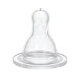 Соска силіконова Wee Baby антиколікова кругла для пляшечок Anticolic №1