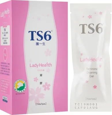 Гель для інтимної зони TS6 Lady Health Feminine Cleaning Gel, 7 шт х 7 мл