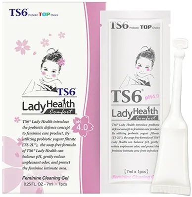 Гель для інтимної зони TS6 Lady Health Feminine Cleaning Gel, 7 шт х 7 мл