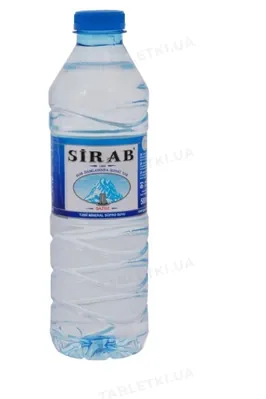 Вода мінеральна Sirab газована, лікувально-столова, 24*0,5 л