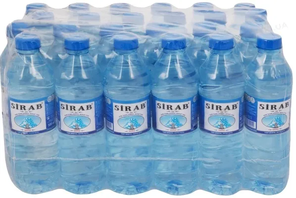 Вода мінеральна Sirab газована, лікувально-столова, 24*0,5 л