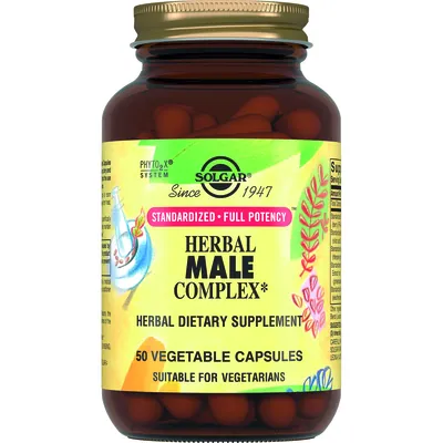 Трав'яний комплекс для чоловіків Solgar Herbal Male Complex вег. капсули №50