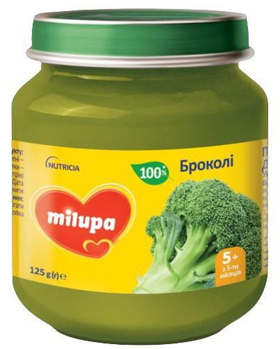 Пюре овощное Milupa Брокколи для детей с 5 месяцев, 125 г