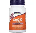 Коензим Q10 NOW CoQ10 50 мг м'які капсули №50