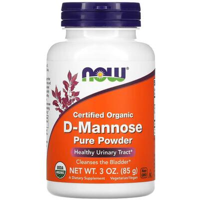 D-маноза Now D-Mannose Pure Powder, 85 г