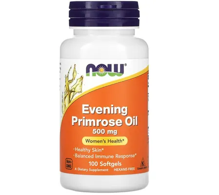 Примули Вечірньої олія NOW Evening Primrose Oil 500 мг м'які капсули №100