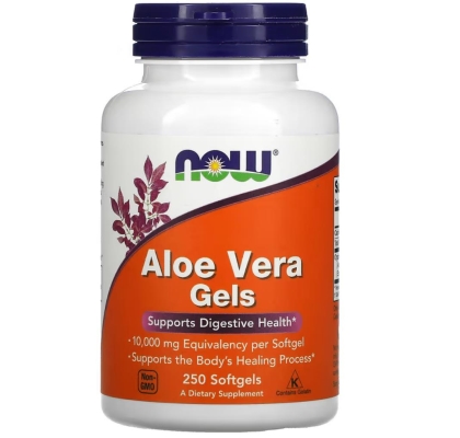 Диетическая добавка NOW Aloe Vera 10000 мг капсулы №250