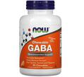 Аминокислота NOW GABA с апельсиновым вкусом жевательные таблетки №90